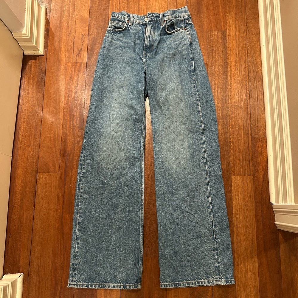 High Waisted Cotton Carey Jean